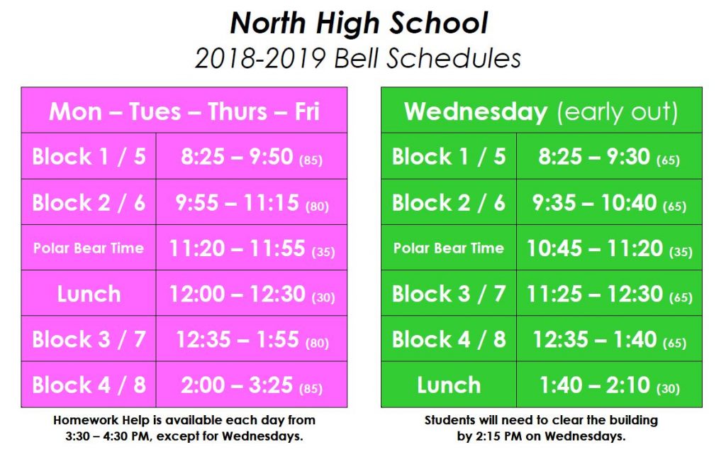 freehold township high school bell schedule