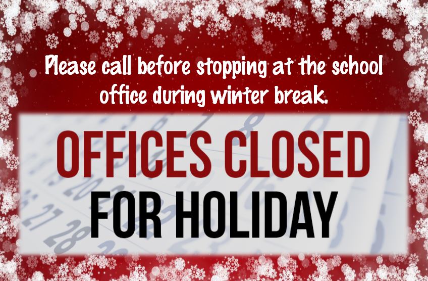 Winter Break Office Hours - North High School