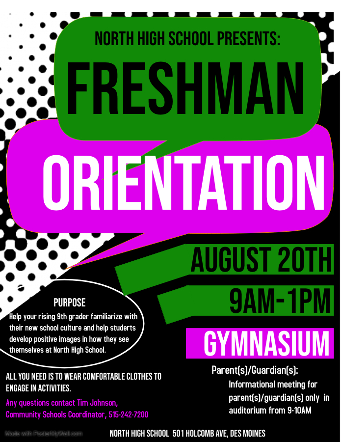 Freshman Orientation North High School